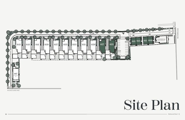 a couple of cars parked in front of building