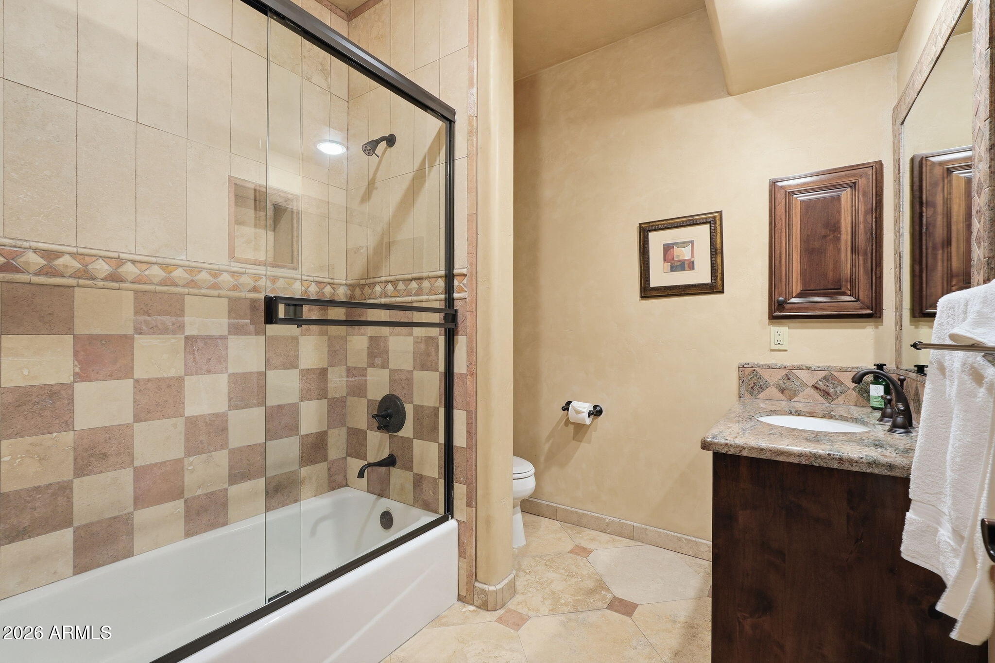 38211 North Sombrero Road Carefree, AZ 85377 - Photo 37 of 50 a bathroom with a bathtub and a shower