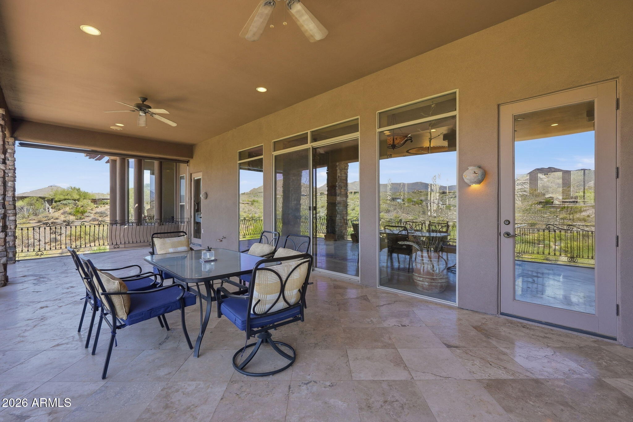 38211 North Sombrero Road Carefree, AZ 85377 - Photo 38 of 50 a view of a dining room with furniture window and outside view