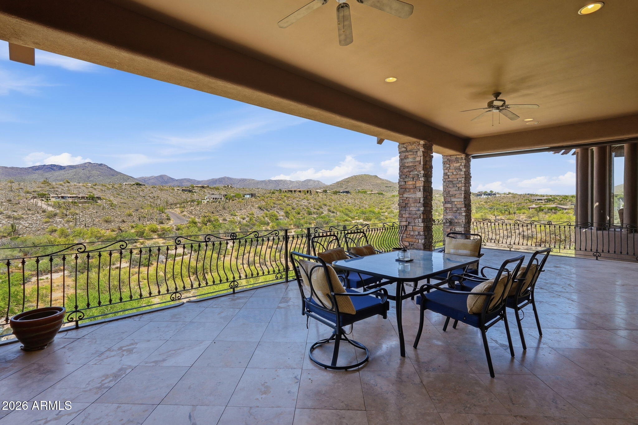 38211 North Sombrero Road Carefree, AZ 85377 - Photo 39 of 50 a view of a city from a dining room with furniture window and outside view