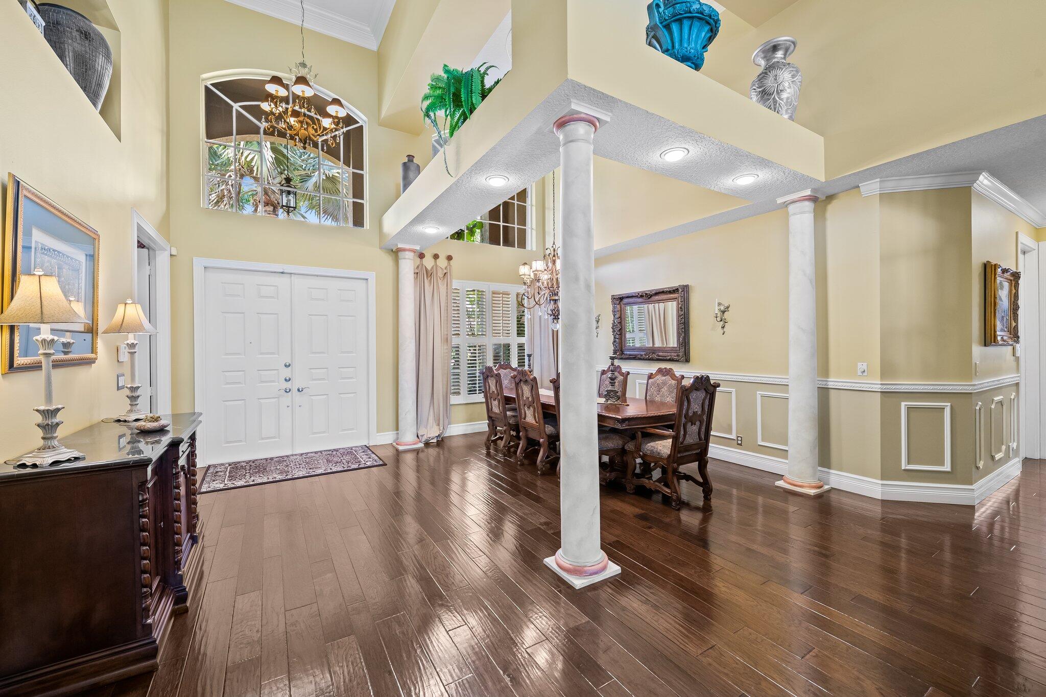 21167 Falls Ridge Way Boca Raton, FL 33428 - Photo 10 of 72 a view of a livingroom with furniture and wooden floor