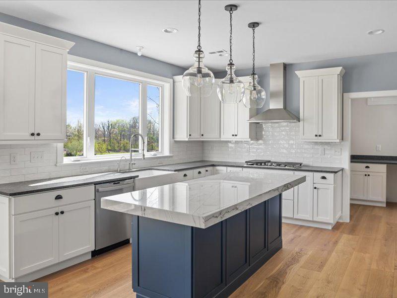 1 Groveland Road Pipersville, PA 18947 - Photo 22 of 65 a kitchen with a sink window and cabinets