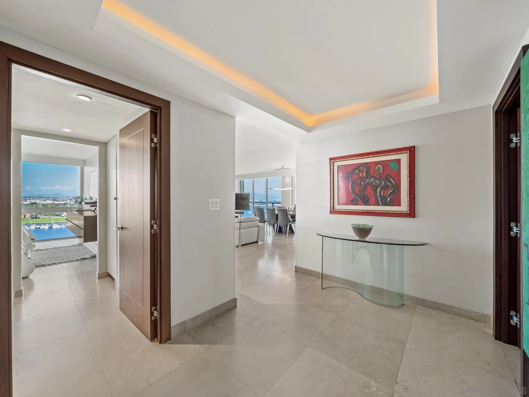 1730 Avenida Del Mundo, Unit 1503 Coronado, CA 92118 - Photo 17 of 47 a view of a living room and bathroom