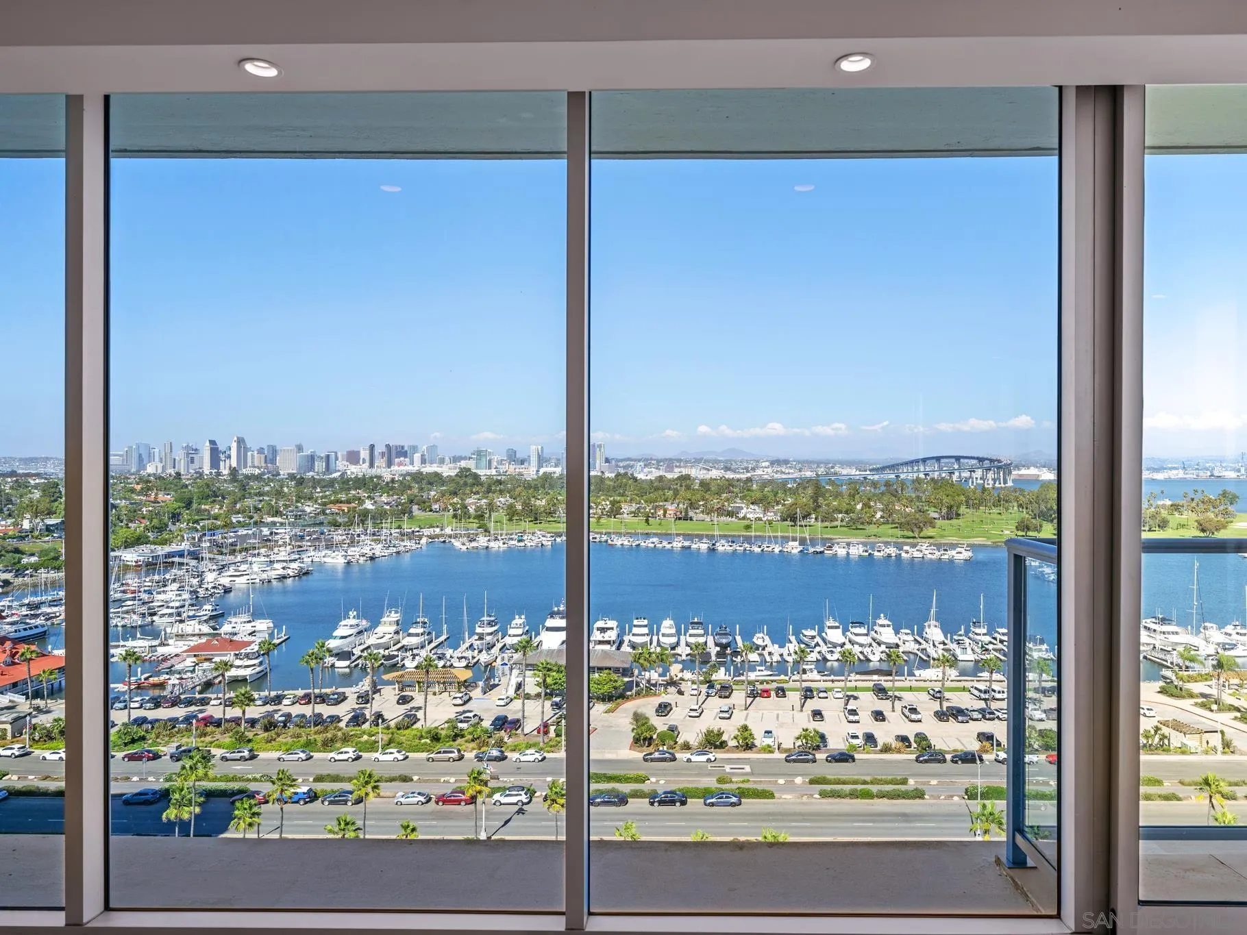 1730 Avenida Del Mundo, Unit 1503 Coronado, CA 92118 - Photo 6 of 47 a view of a city from a window