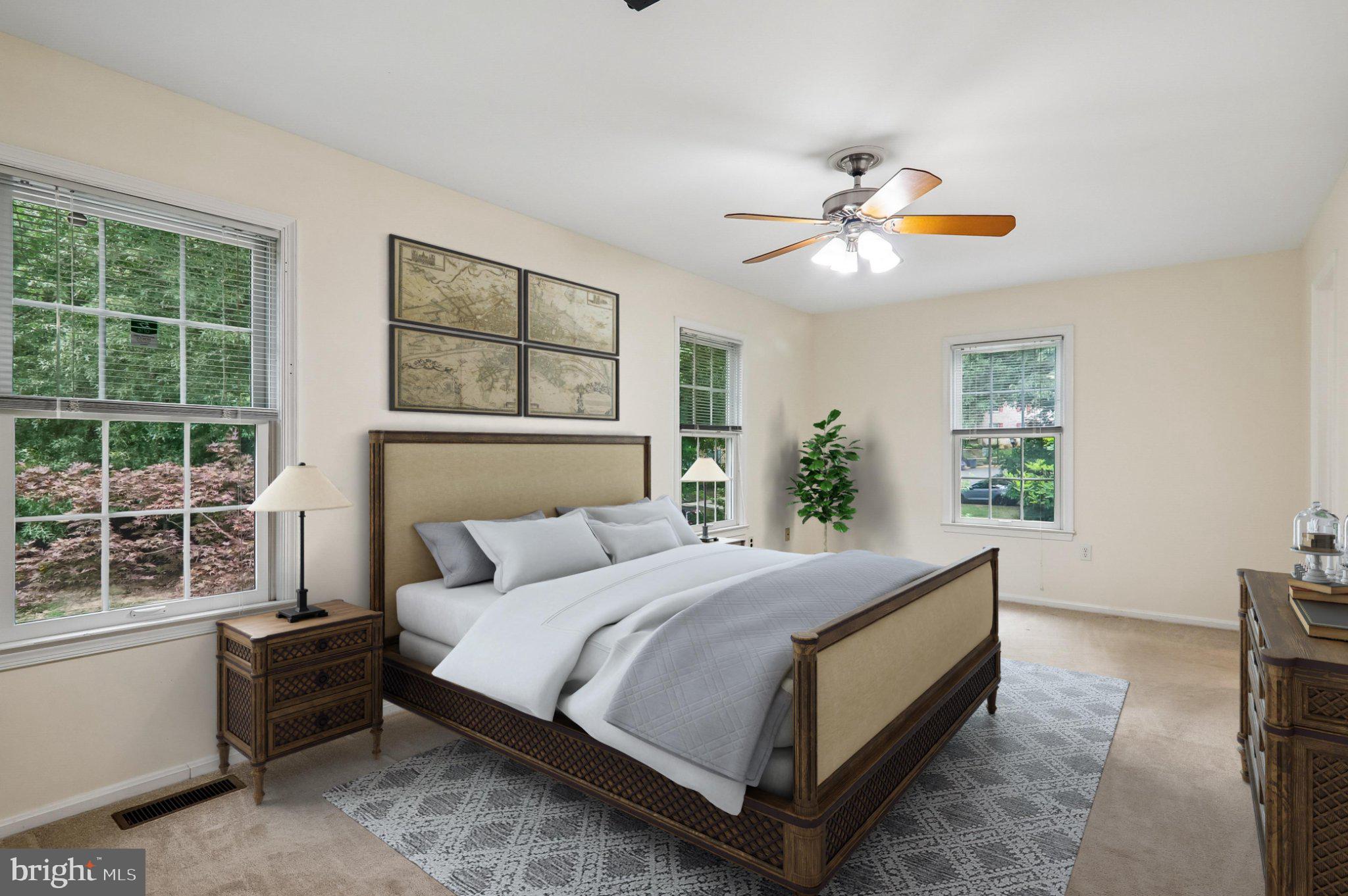 7408 Spring Tree Drive Springfield, VA 22153 - Photo 14 of 48 Bright and inviting bedroom retreat.
