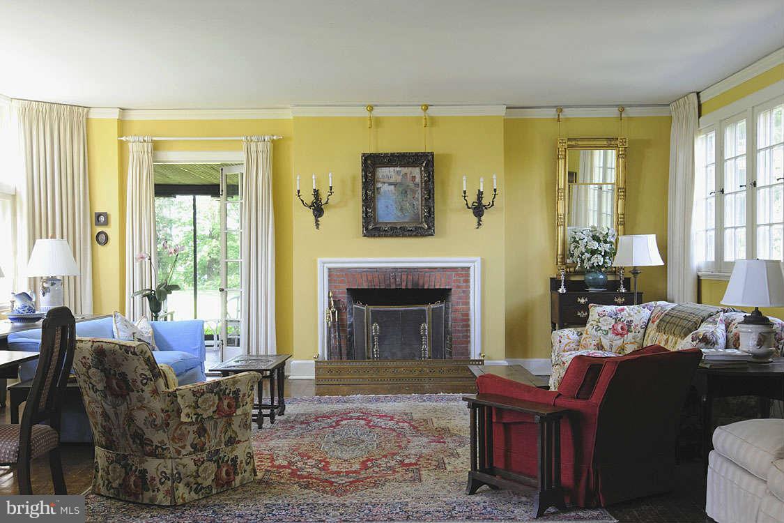 2059 Maidstone Farm Road Annapolis, MD 21409 - Photo 10 of 29 Drawing Room with Cozy Fireplace