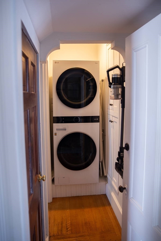 8 Angle Street, Unit C Gloucester, MA 01930 - Photo 12 of 15 a utility room with dryer and washer