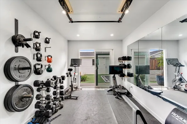 a house view with a outdoor space