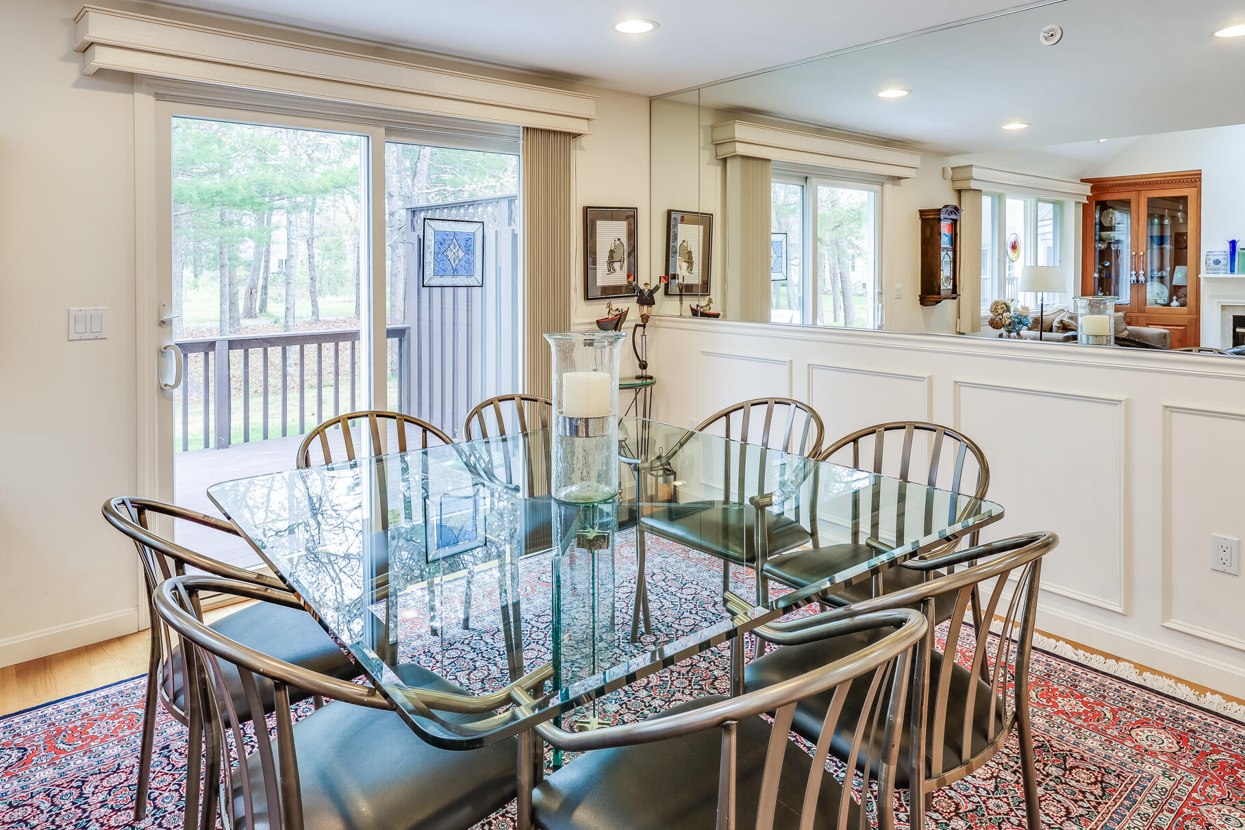 23 Longwood Road Mashpee, MA 02649 - Photo 15 of 66 a view of a dining room with furniture window and wooden floor