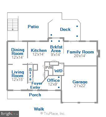 5230 Kingsbrook Drive Frederick, MD 21703 - Photo 63 of 65 Main Level Floor Plan