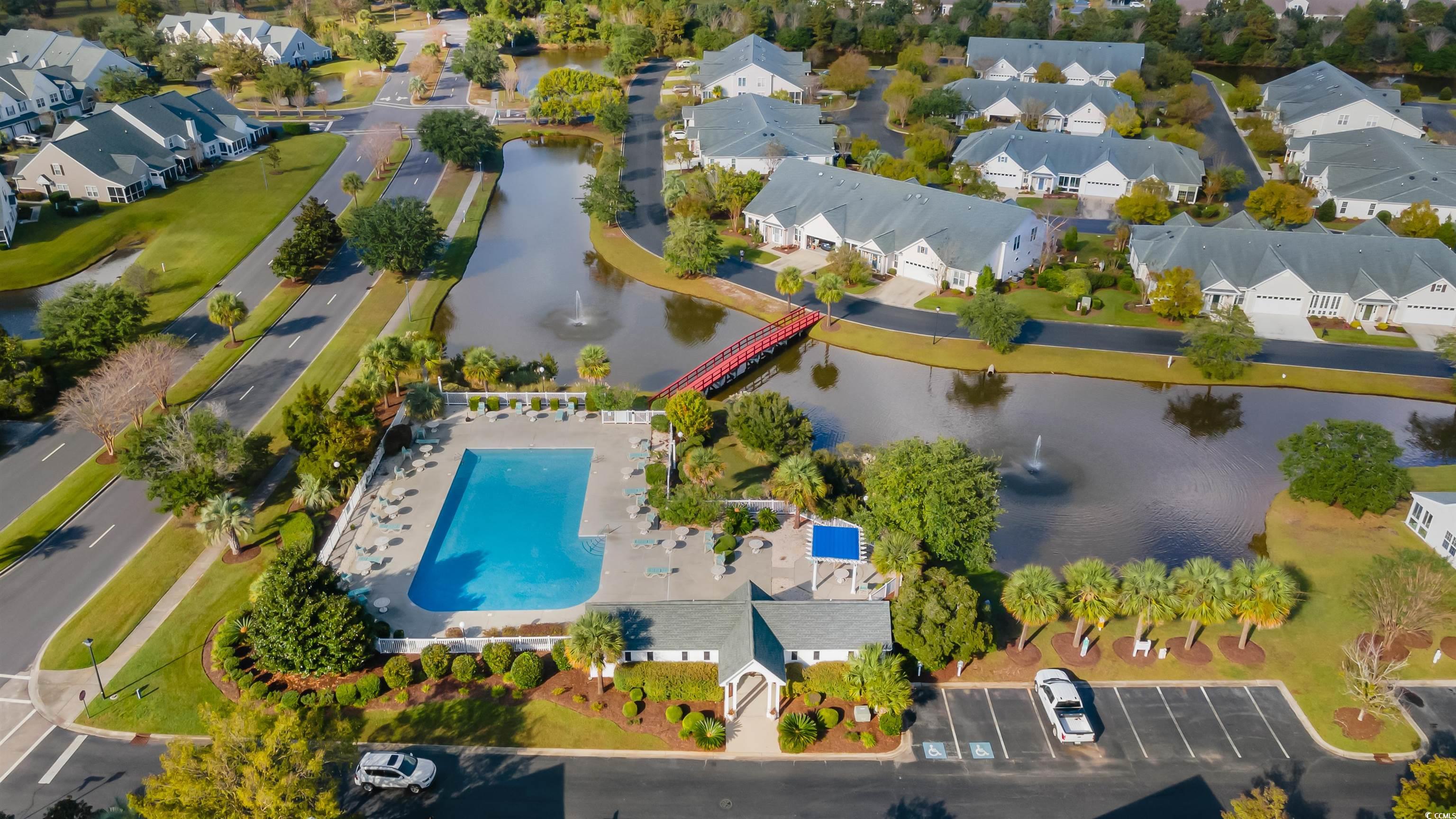130 Wimbledon Way, Unit 130 Murrells Inlet, SC 29576 - Photo 35 of 38 Birds eye view of property featuring a water view