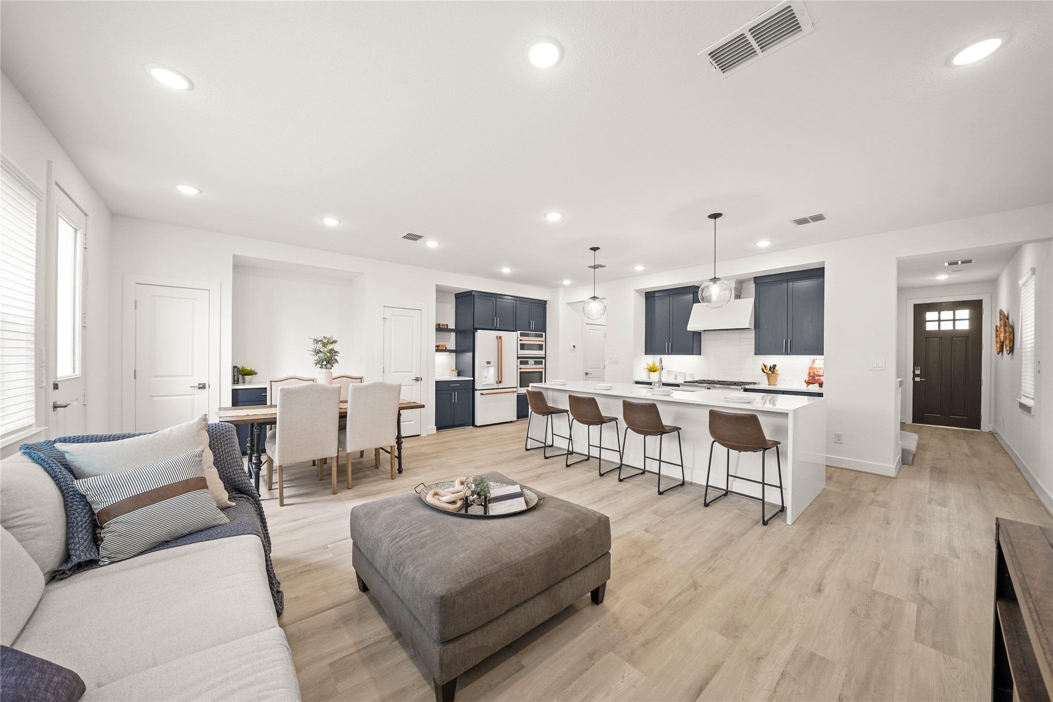 2314 Via Isa Lane Houston, TX 77051 - Photo 29 of 29 a living room with lots of furniture and kitchen view
