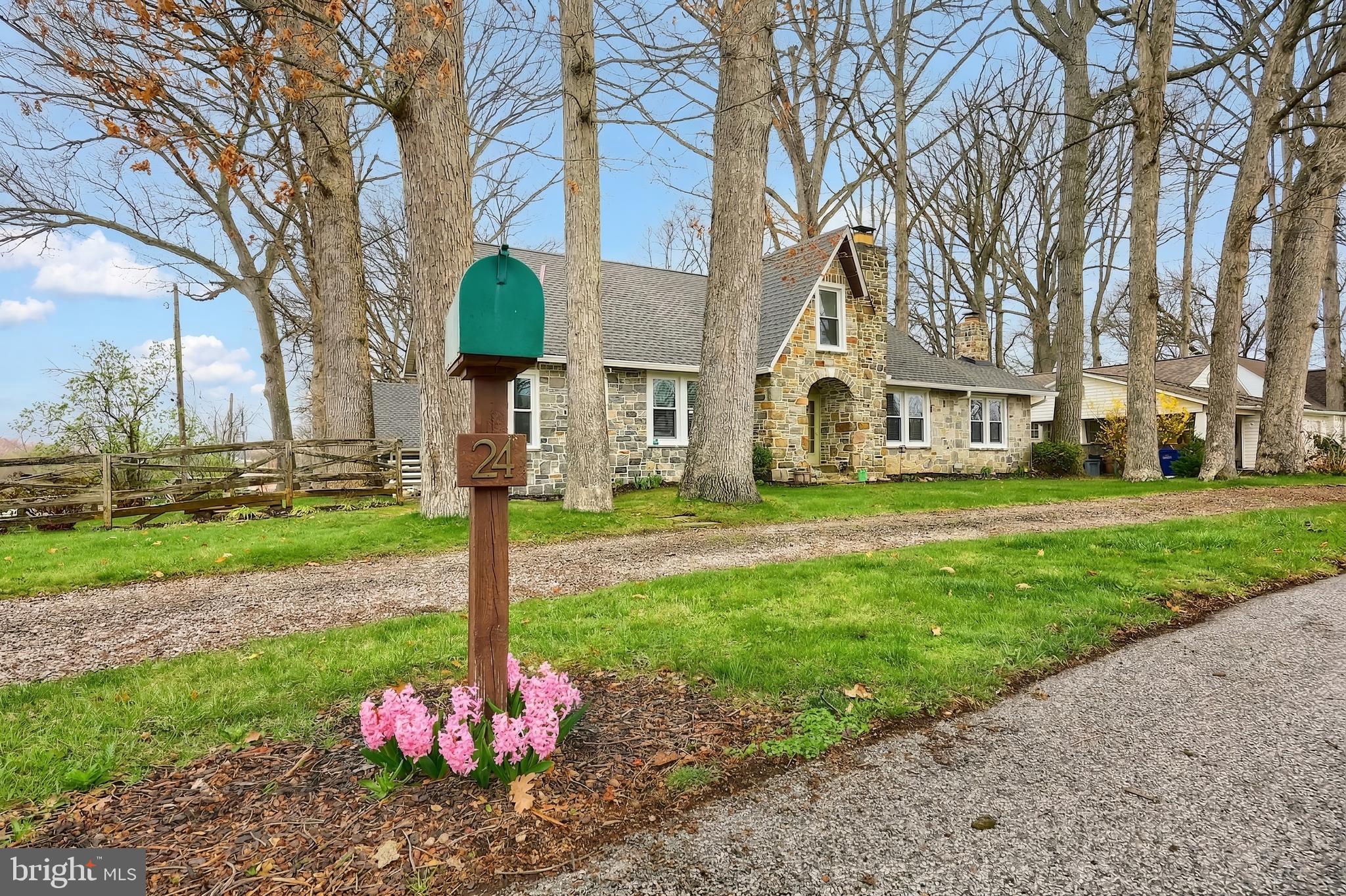 24 Park Street Jacobus, PA 17407 - Photo 10 of 40 a front view of a house with yard and green space