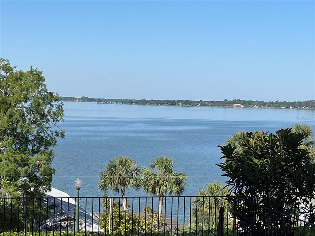 629 Helen Street Mount Dora, FL 32757 - Photo 3 of 9 a view of a lake with a mountain in the background