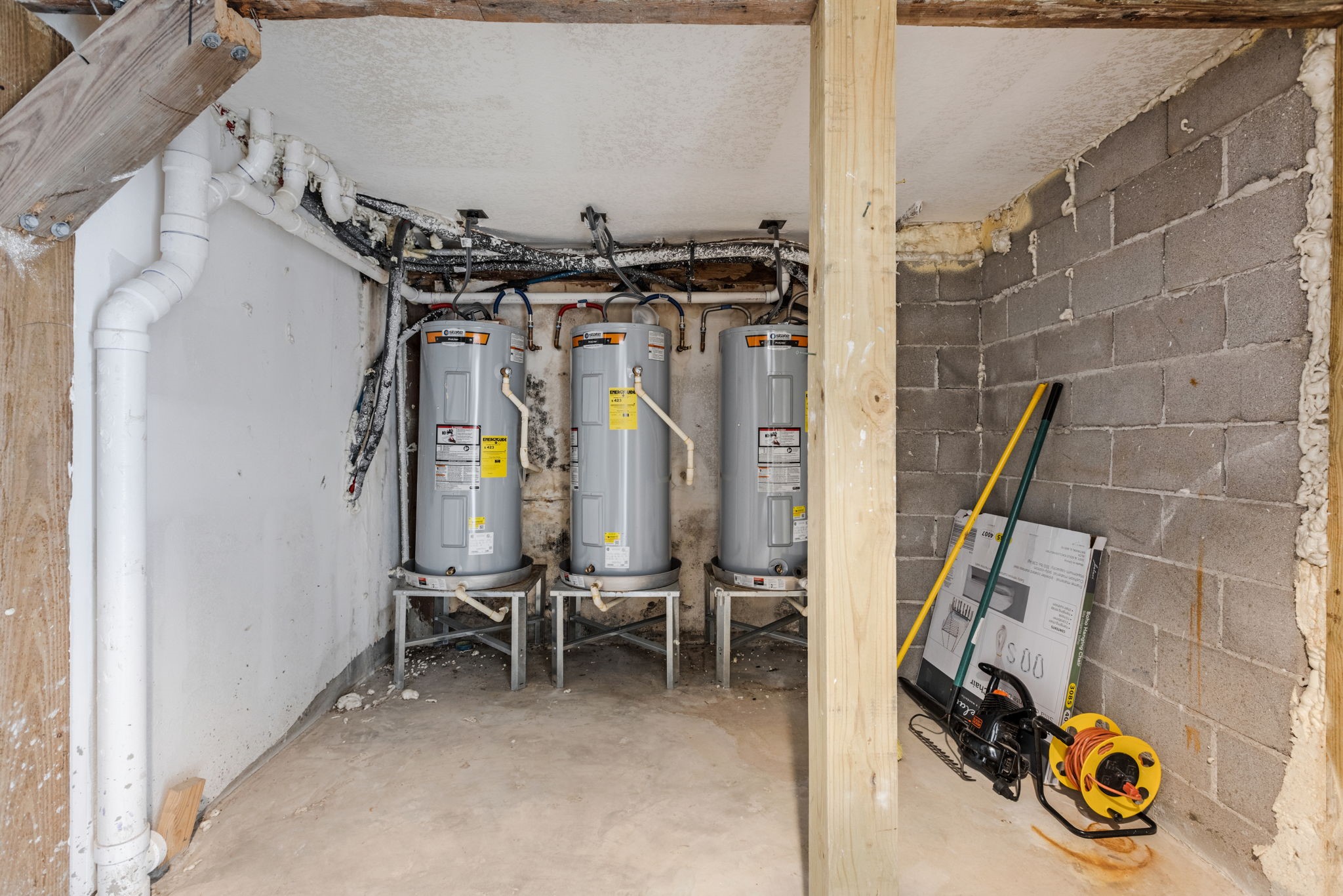 910 9th Street Galveston, TX 77550 - Photo 39 of 49 a view of storage and utility room