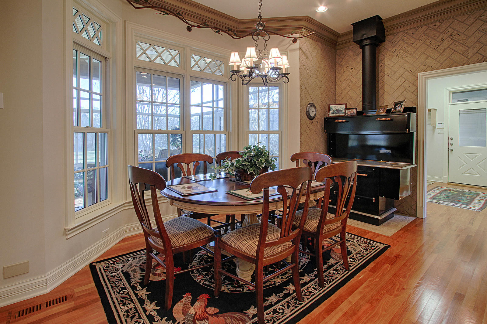 1174 Offutt Road Clinton, TN 37716 - Photo 14 of 35 Eat in Dining w/Antique Amish Wood Stove