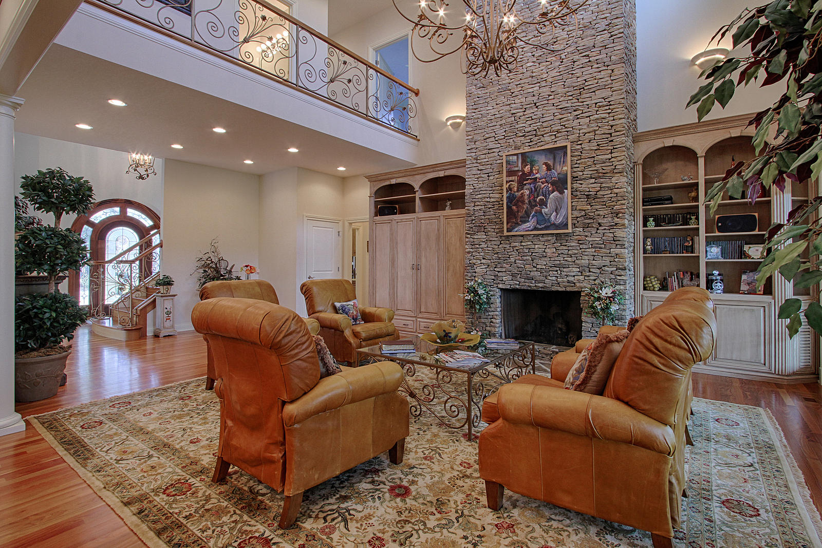 1174 Offutt Road Clinton, TN 37716 - Photo 8 of 35 Cathedral Great Rm w/Stone Fireplace