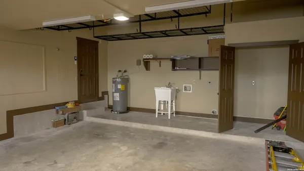 a house with trees in front of it