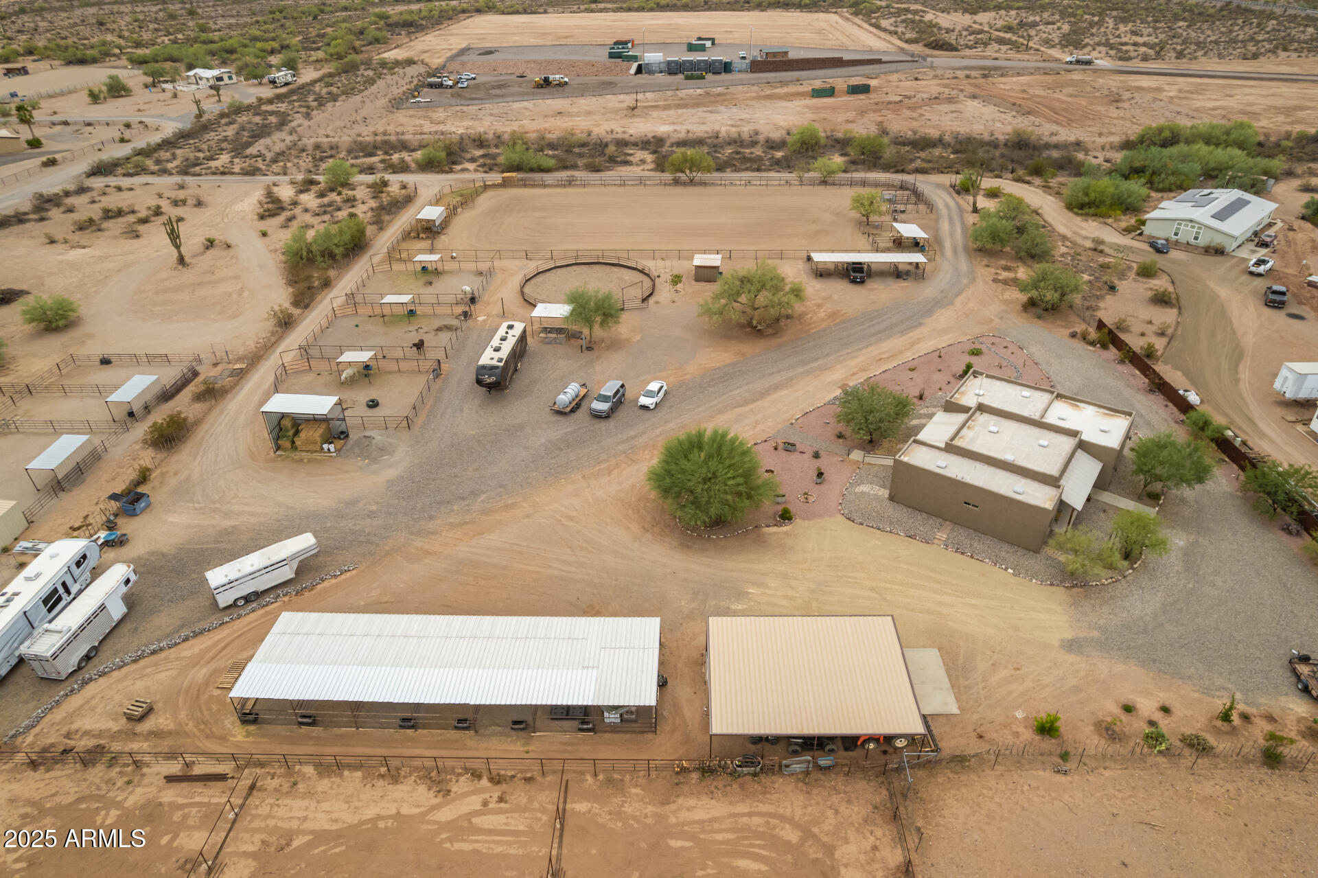 40342 North 253rd Avenue Morristown, AZ 85342 - Photo 60 of 73 an aerial view of a house with a yard