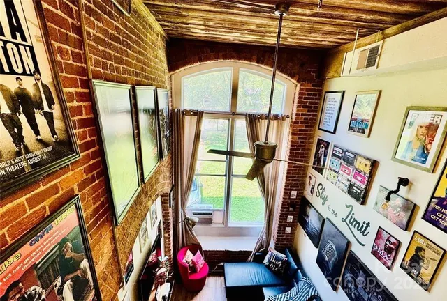 a view of an outdoor space with seating