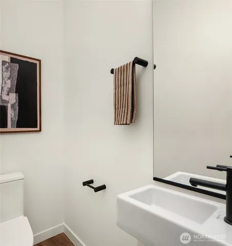 a bathroom with a sink and a toilet