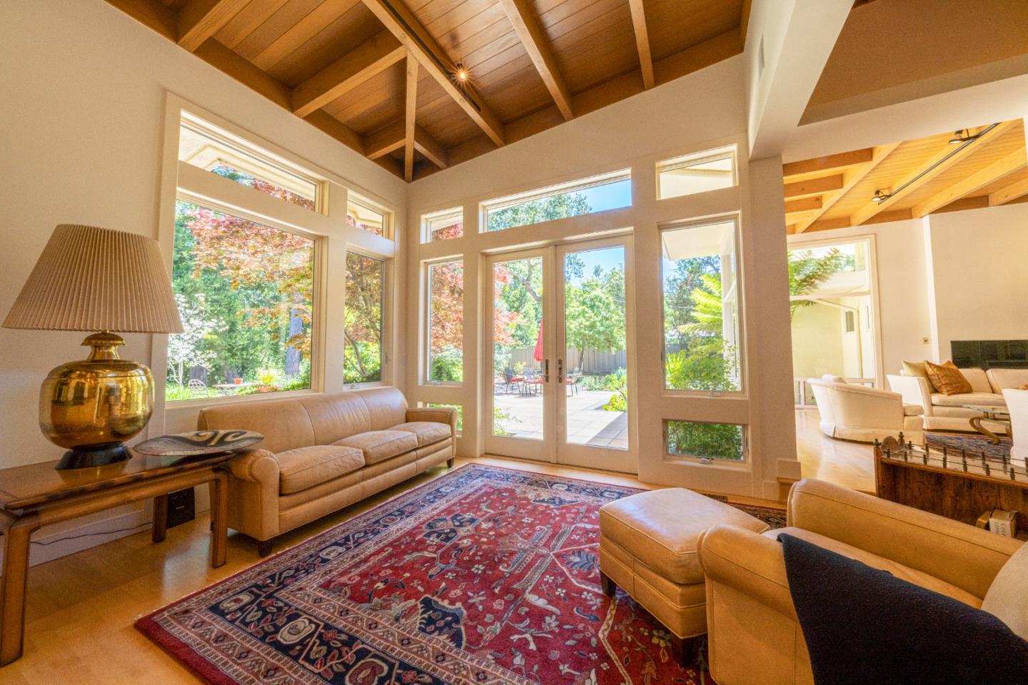 14 Oak Road Santa Cruz, CA 95060 - Photo 14 of 53 a living room with furniture and a floor to ceiling window