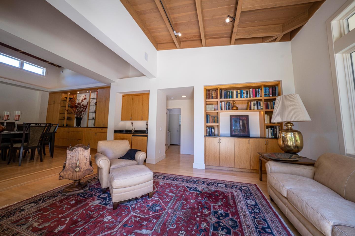 14 Oak Road Santa Cruz, CA 95060 - Photo 16 of 53 a living room with furniture and a rug