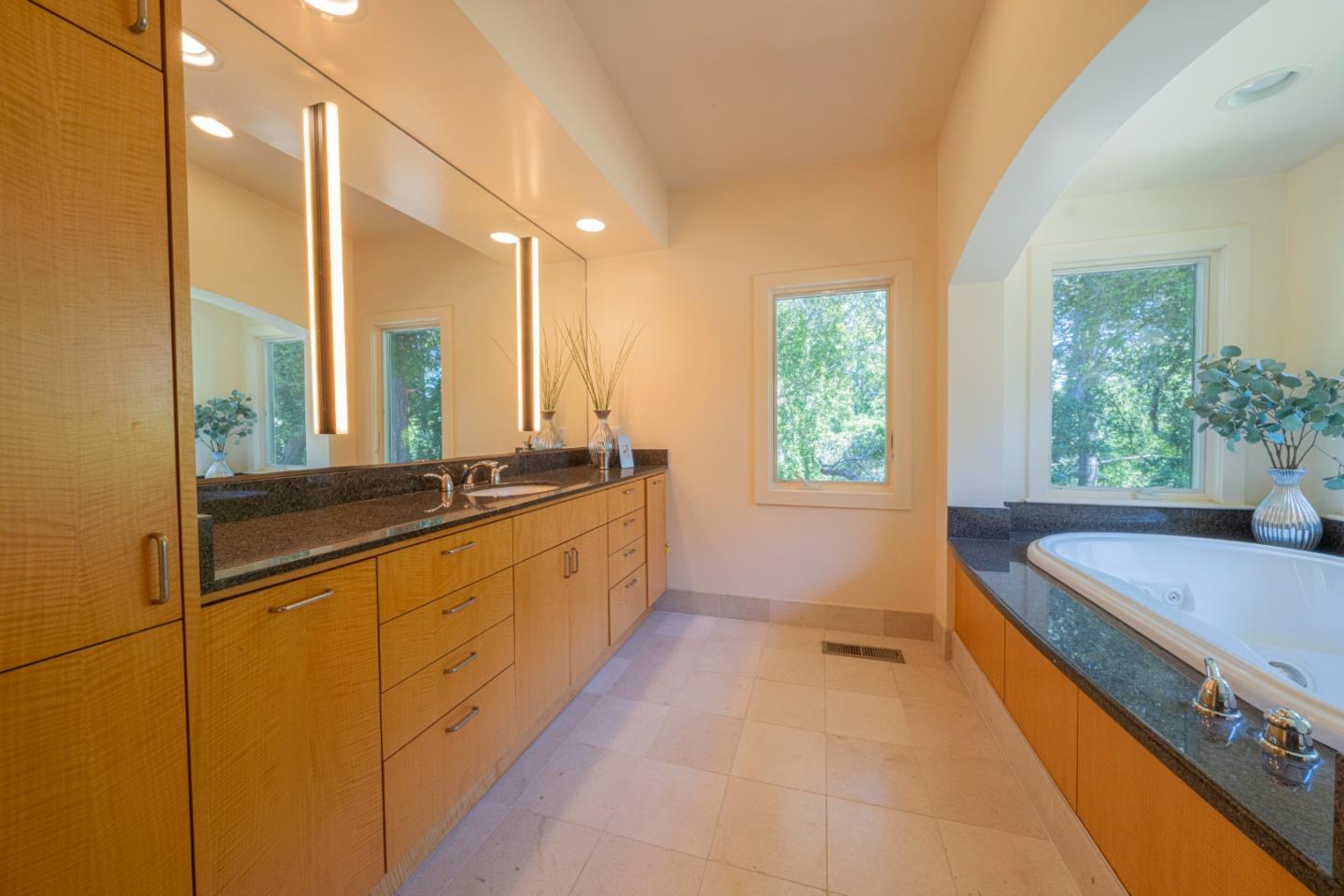 14 Oak Road Santa Cruz, CA 95060 - Photo 34 of 53 a large bathroom with a large tub and sink