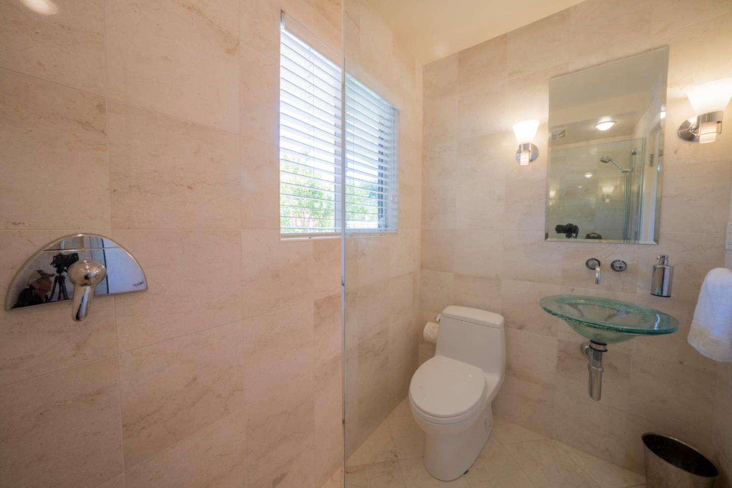 14 Oak Road Santa Cruz, CA 95060 - Photo 40 of 53 a bathroom with a toilet a sink and mirror