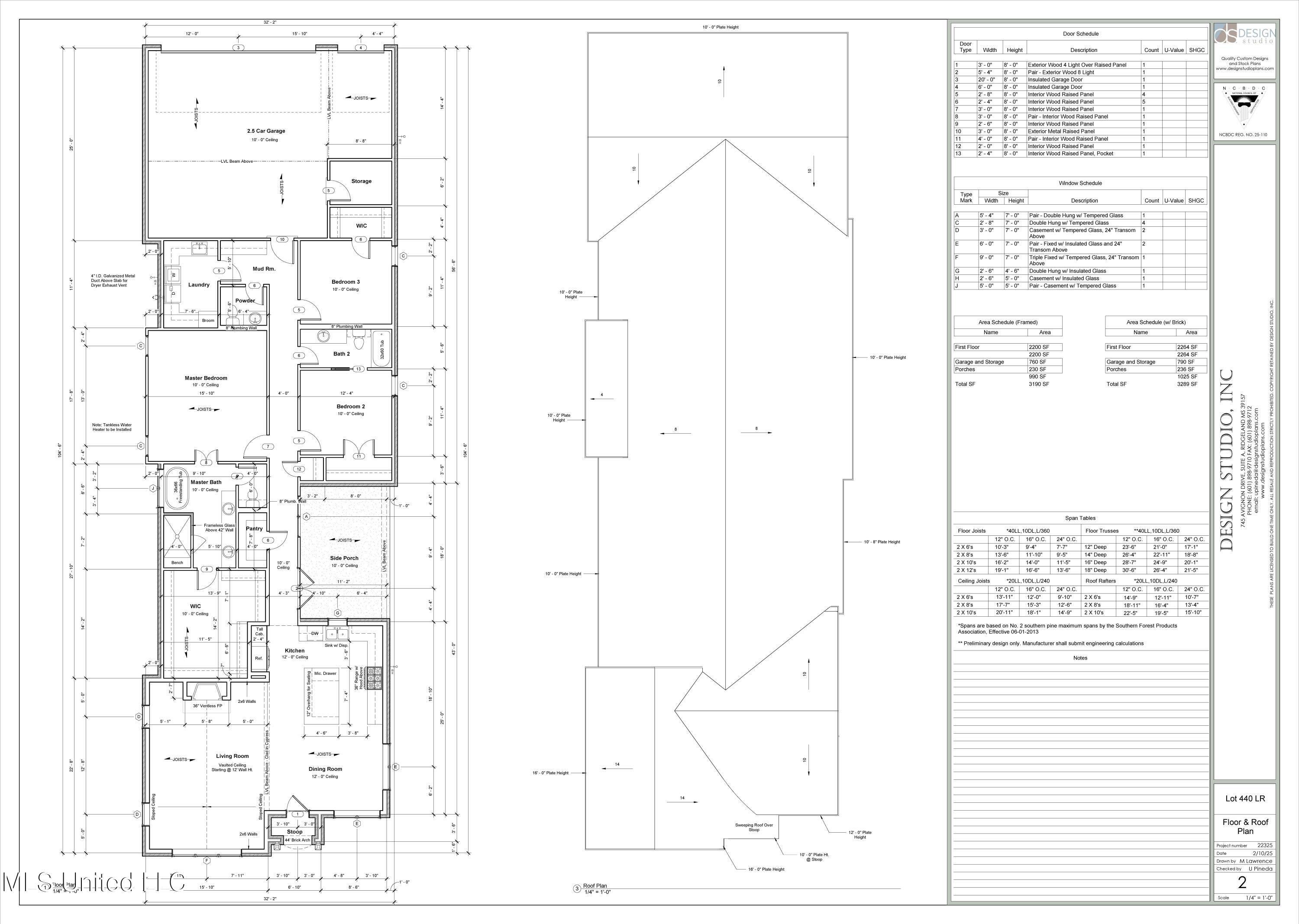 135 Water Street Madison, MS 39110 - Photo 2 of 16 Lot 440 House Plans_Page_2