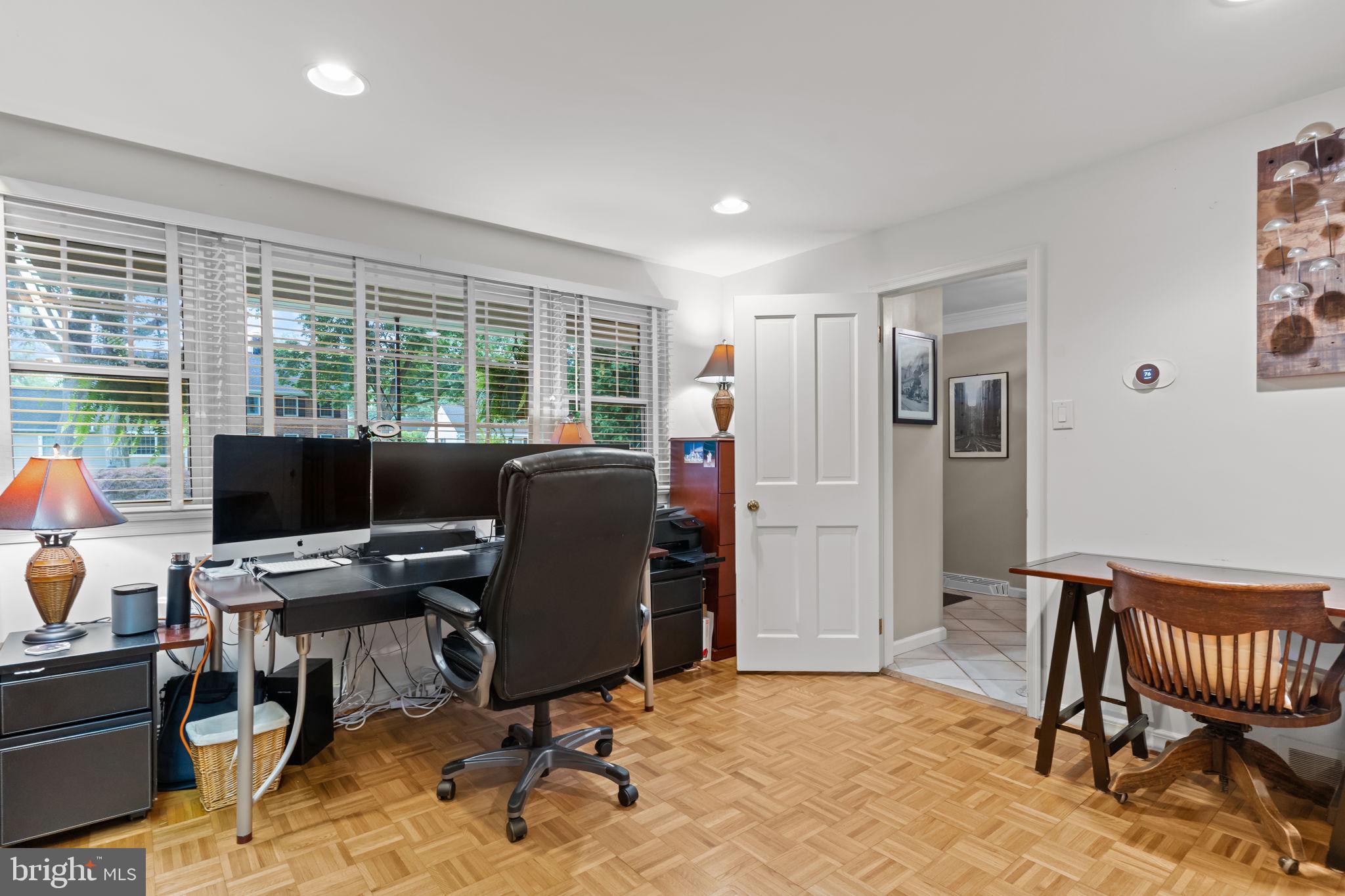 4 Keats Road Yardley, PA 19067 - Photo 27 of 65 a view of a workspace with furniture and a window