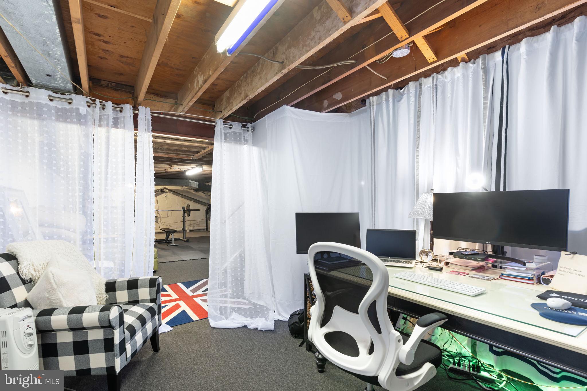 4 Keats Road Yardley, PA 19067 - Photo 52 of 65 a view of a workspace with furniture and a window