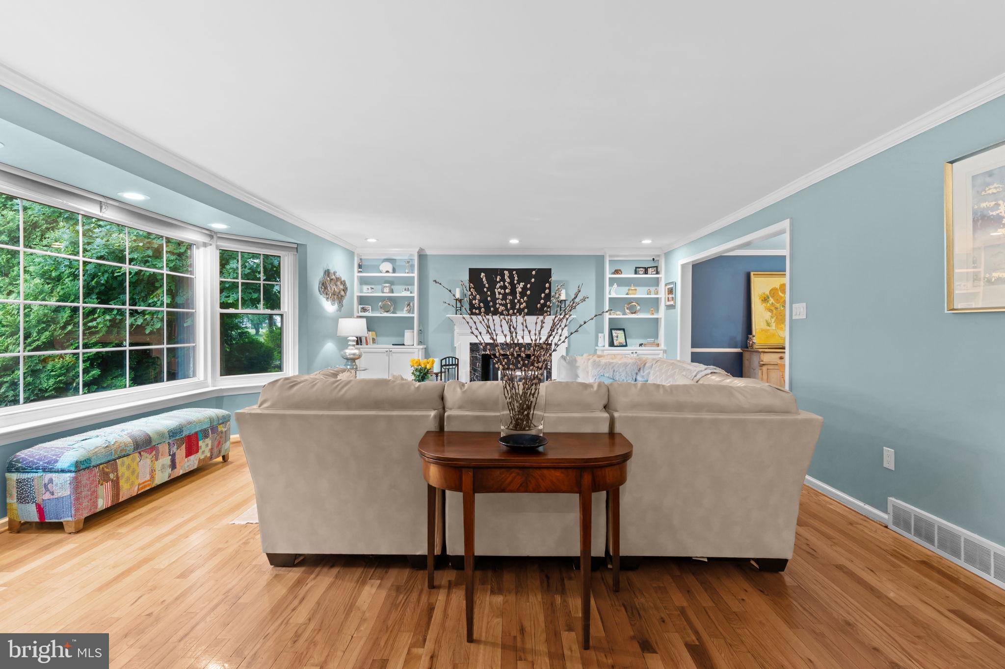 4 Keats Road Yardley, PA 19067 - Photo 6 of 65 a living room with furniture and a large window