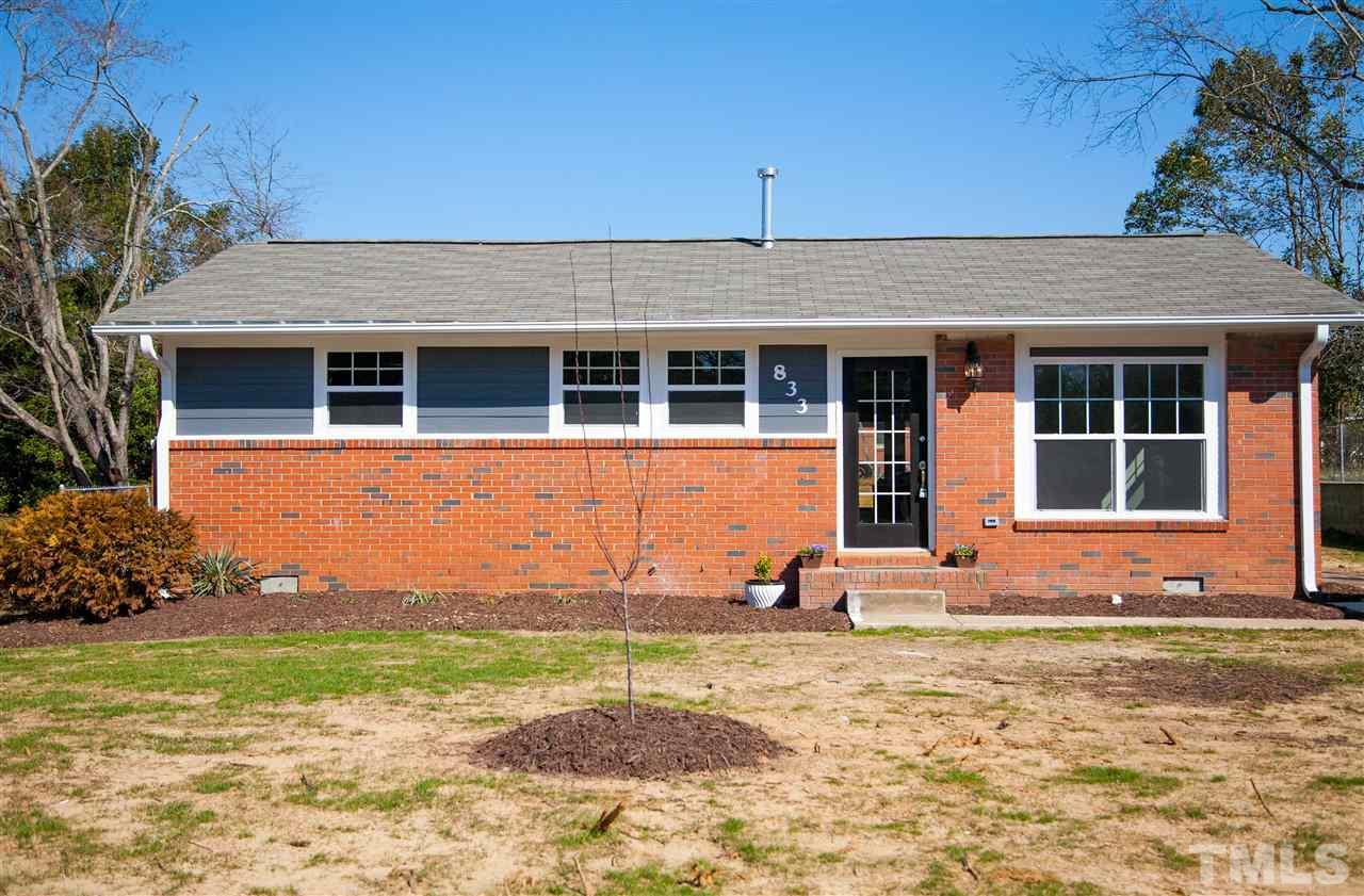 833 Newcombe Road Raleigh, NC 27610 - Photo 1 of 25 a front view of a house