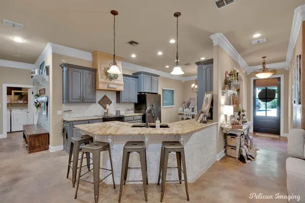 a view of a dining room and livingroom view