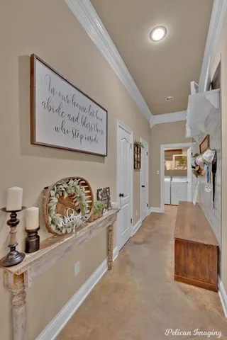 a view of a storage & utility room