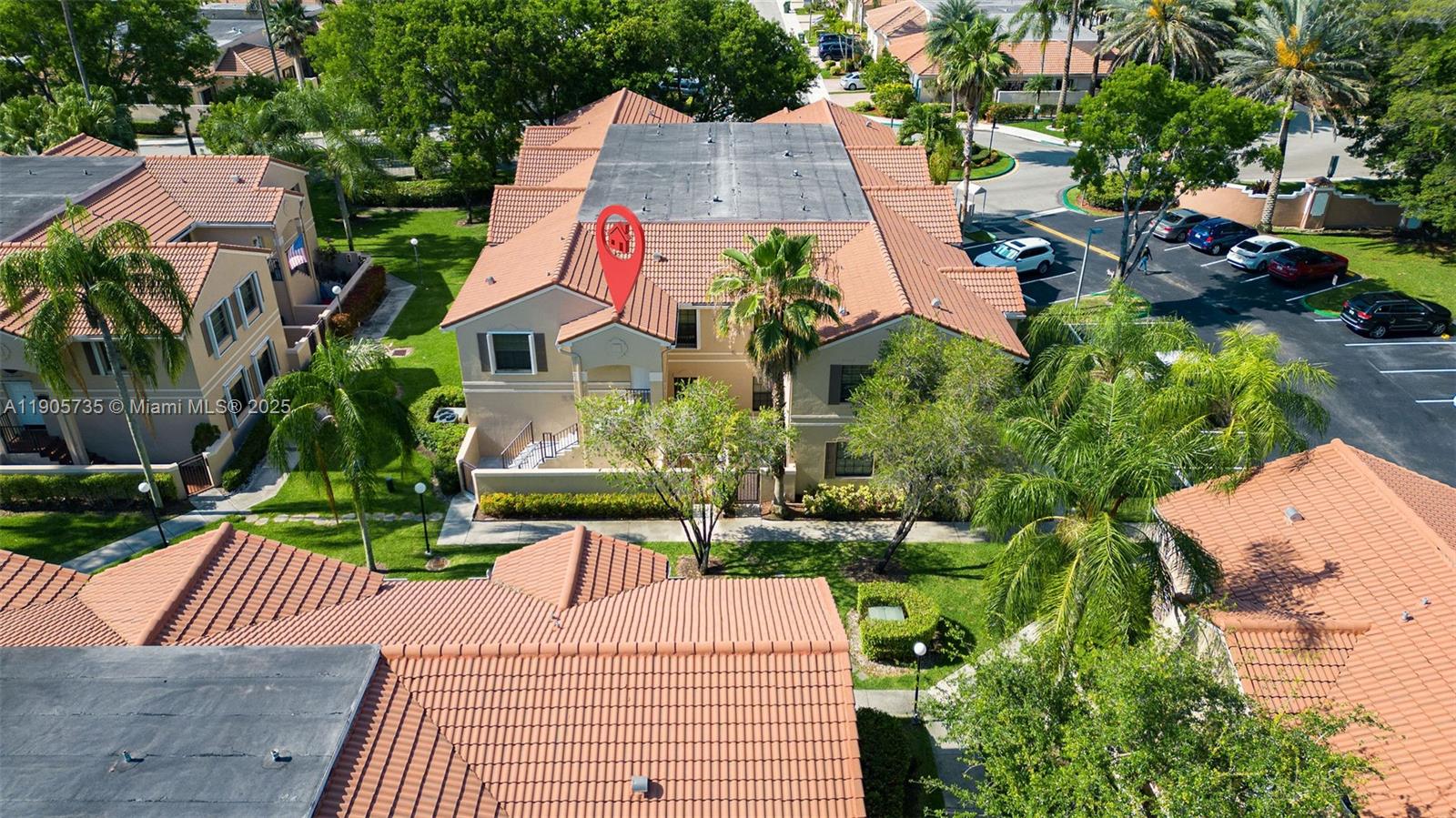 15865 Southwest 6th Place, Unit 201 Pembroke Pines, FL 33027 - Photo 60 of 80 an aerial view of a house