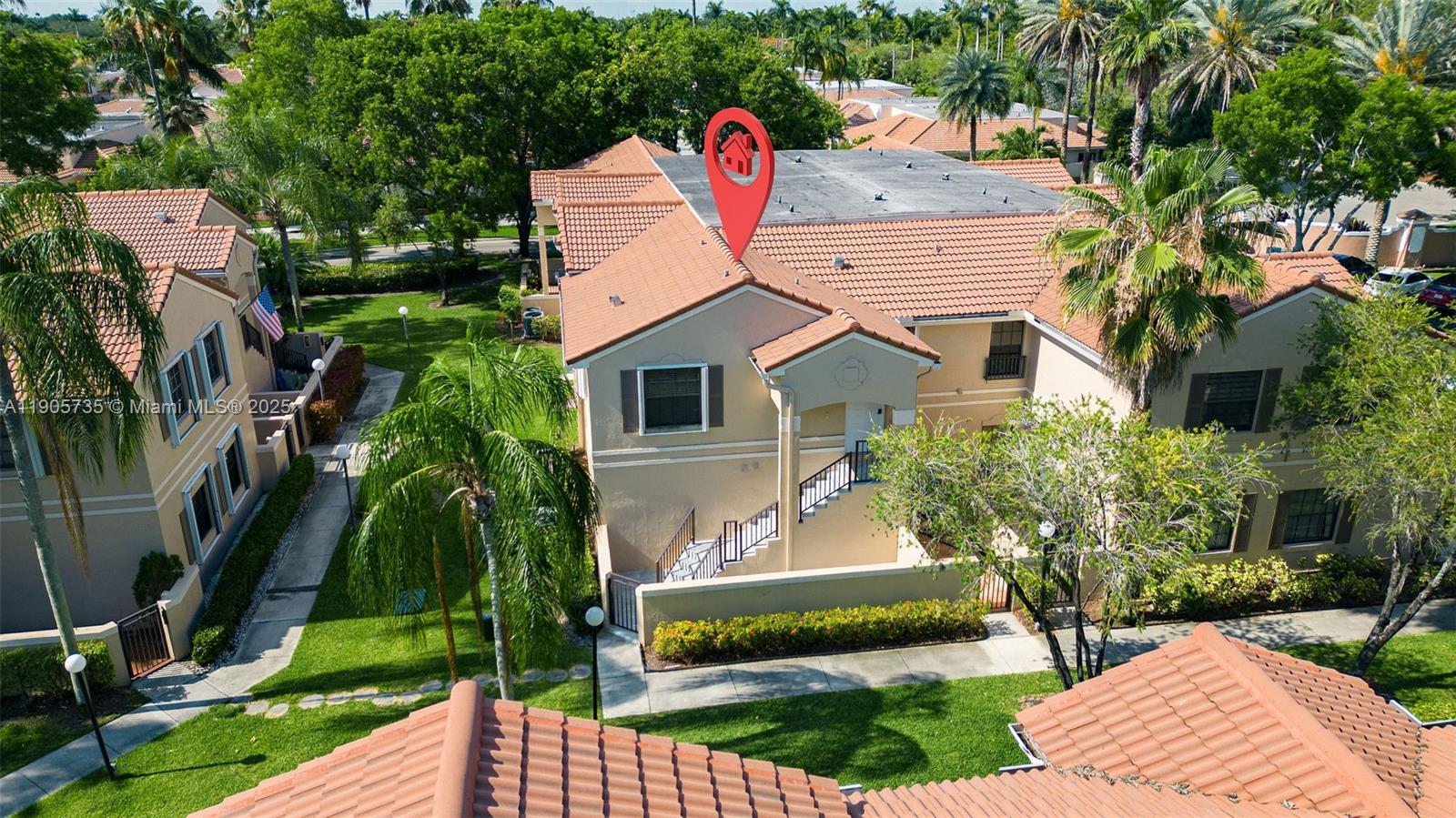 15865 Southwest 6th Place, Unit 201 Pembroke Pines, FL 33027 - Photo 66 of 80 a aerial view of a house