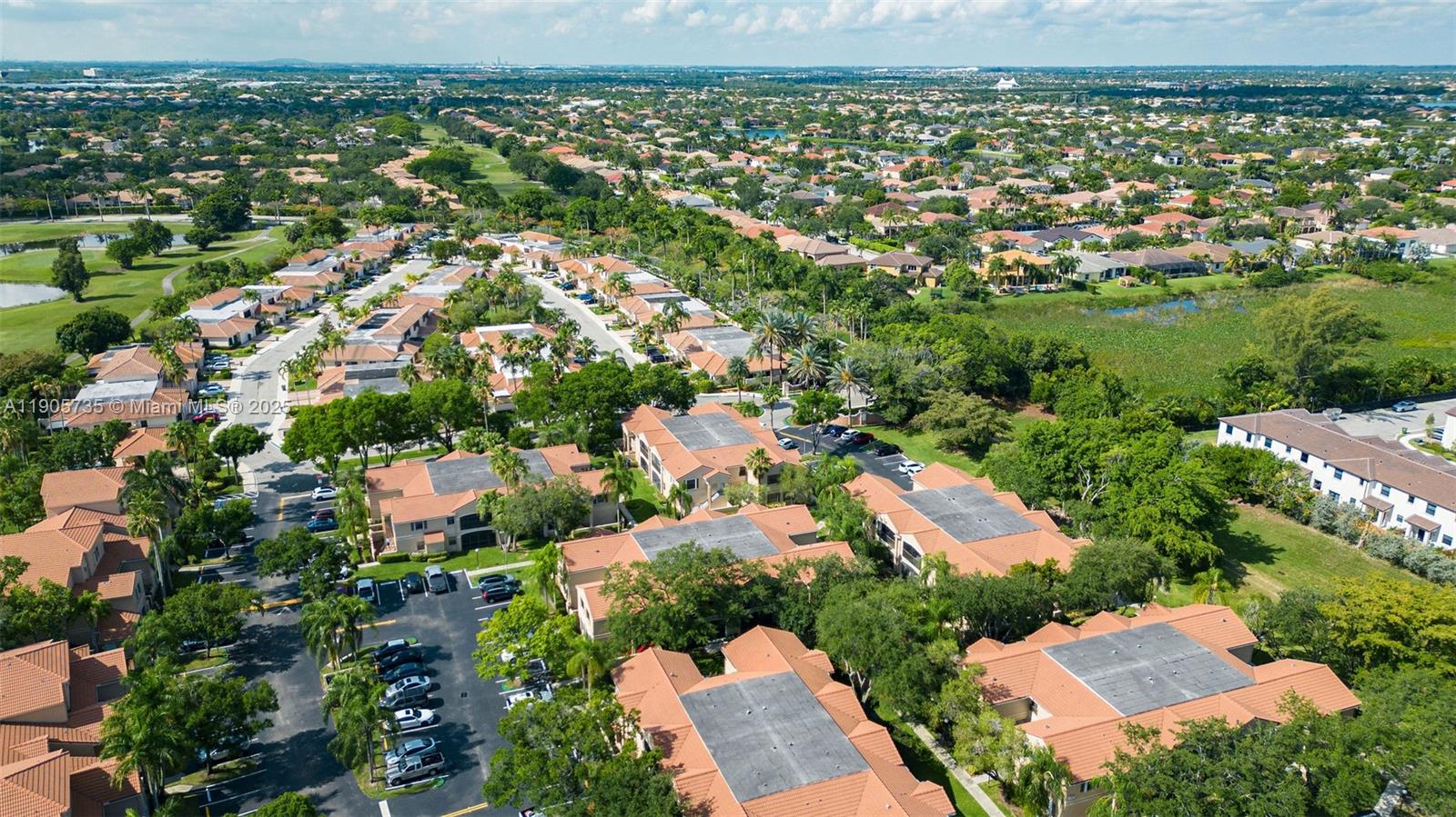 15865 Southwest 6th Place, Unit 201 Pembroke Pines, FL 33027 - Photo 73 of 80 an aerial view of residential houses with outdoor space and street view