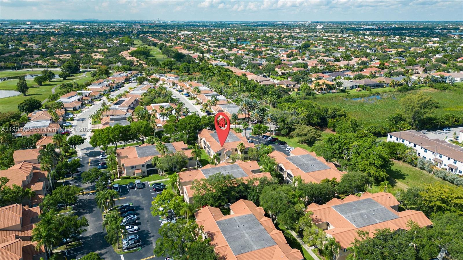 15865 Southwest 6th Place, Unit 201 Pembroke Pines, FL 33027 - Photo 74 of 80 an aerial view of residential houses with outdoor space and street view