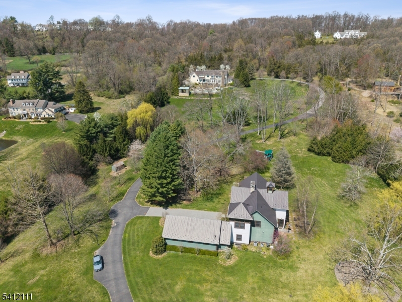89 Mosle Road Peapack-Gladstone, NJ 07931 - Photo 50 of 50 an aerial view of a house with a garden
