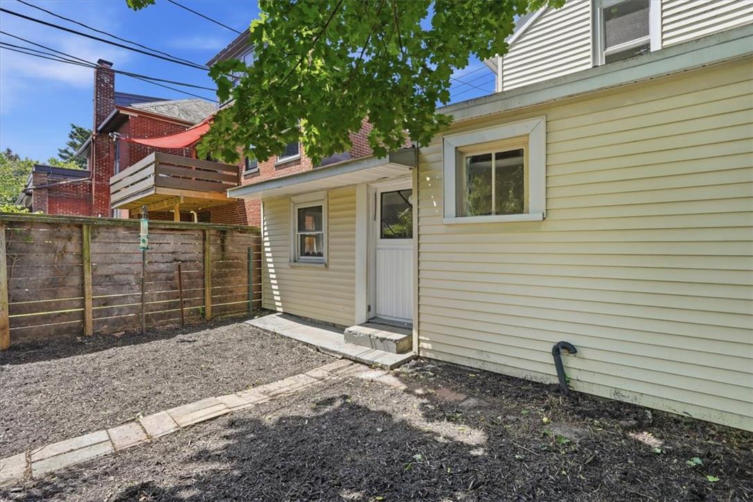 508 Riegel Street Bethlehem, PA 18018 - Photo 17 of 21 a house view with a backyard and wooden fence