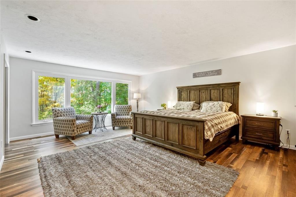 114 Will Scarlet Road Canonsburg, PA 15317 - Photo 10 of 14 a bedroom with a bed and large windows