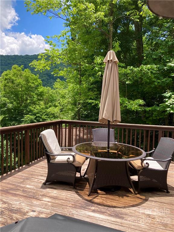 160 Flying Hawk Road Waynesville, NC 28786 - Photo 12 of 45 a view of swimming pool with a patio