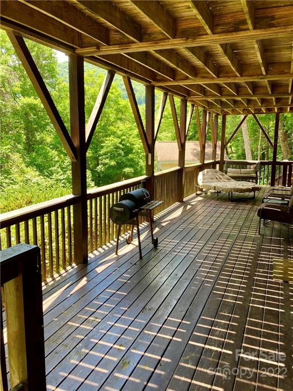 160 Flying Hawk Road Waynesville, NC 28786 - Photo 16 of 45 a view of steet with deck