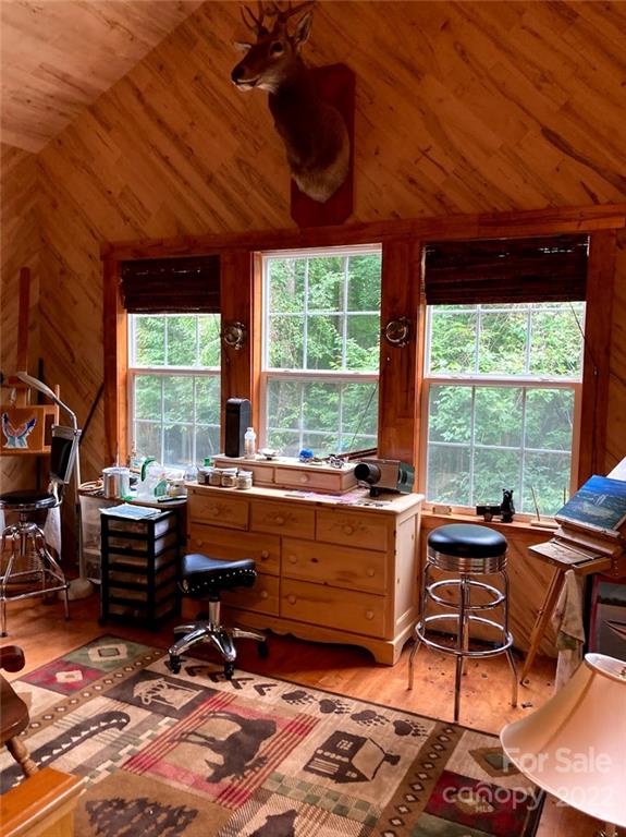 160 Flying Hawk Road Waynesville, NC 28786 - Photo 21 of 45 a room with furniture and a large window