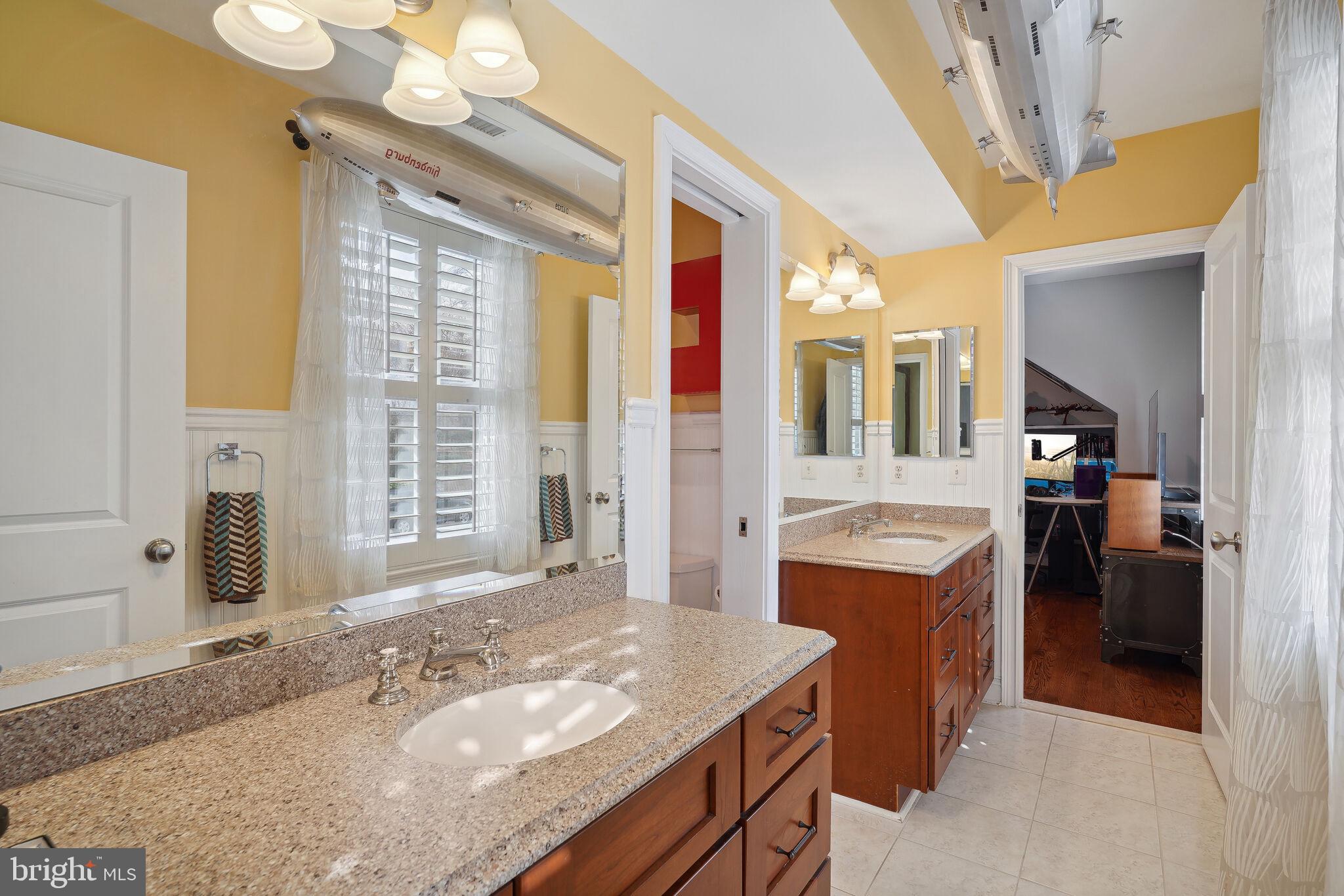 6309 Wiscasset Road Bethesda, MD 20816 - Photo 33 of 50 Jack and Jill Bath Servicing Bedrooms 3 and 4