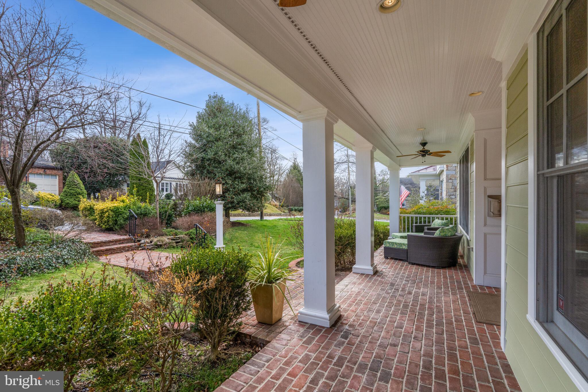 6309 Wiscasset Road Bethesda, MD 20816 - Photo 4 of 50 Expansive Front Porch