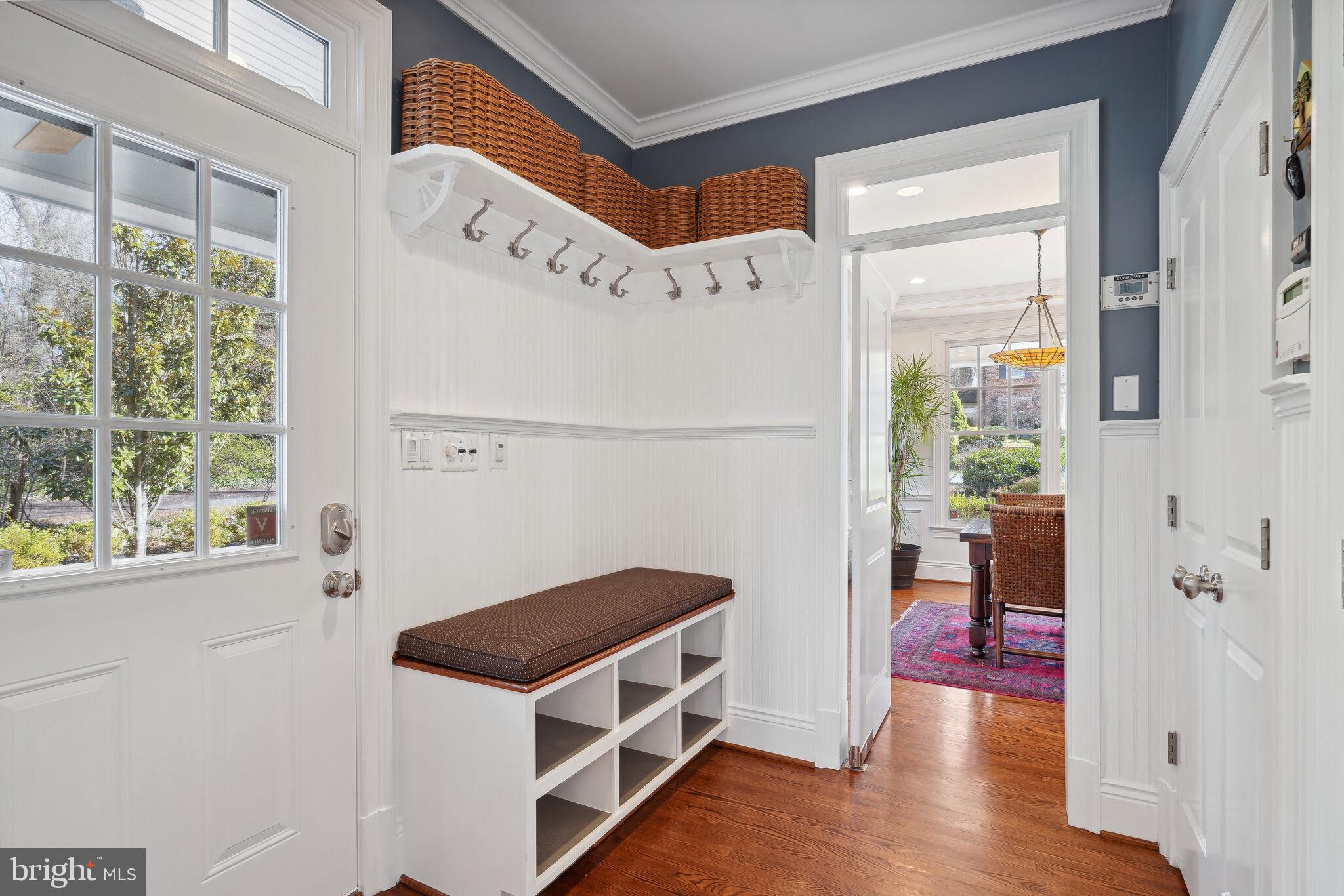 6309 Wiscasset Road Bethesda, MD 20816 - Photo 45 of 50 Well Appointed Mudroom with Covered Portico Entry
