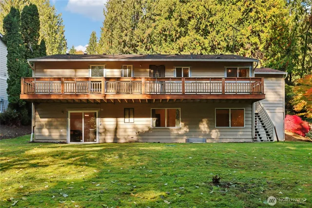 a view of balcony of a house